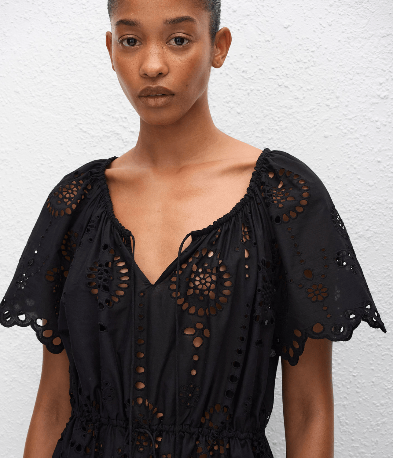 BRODERIE SCOOP MINI DRESS | MATTEAU MATTEAU BRODERIE SCOOP MINI DRESS