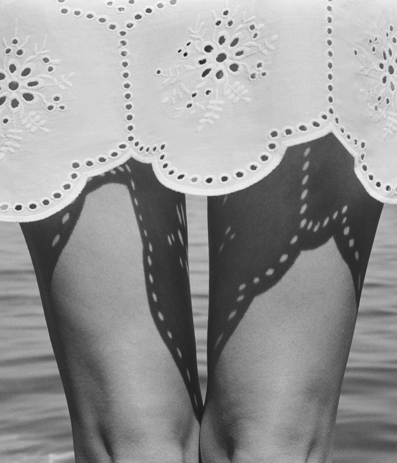 BRODERIE TANK MINI DRESS | MATTEUA MATTEAU BRODERIE TANK MINI DRESS