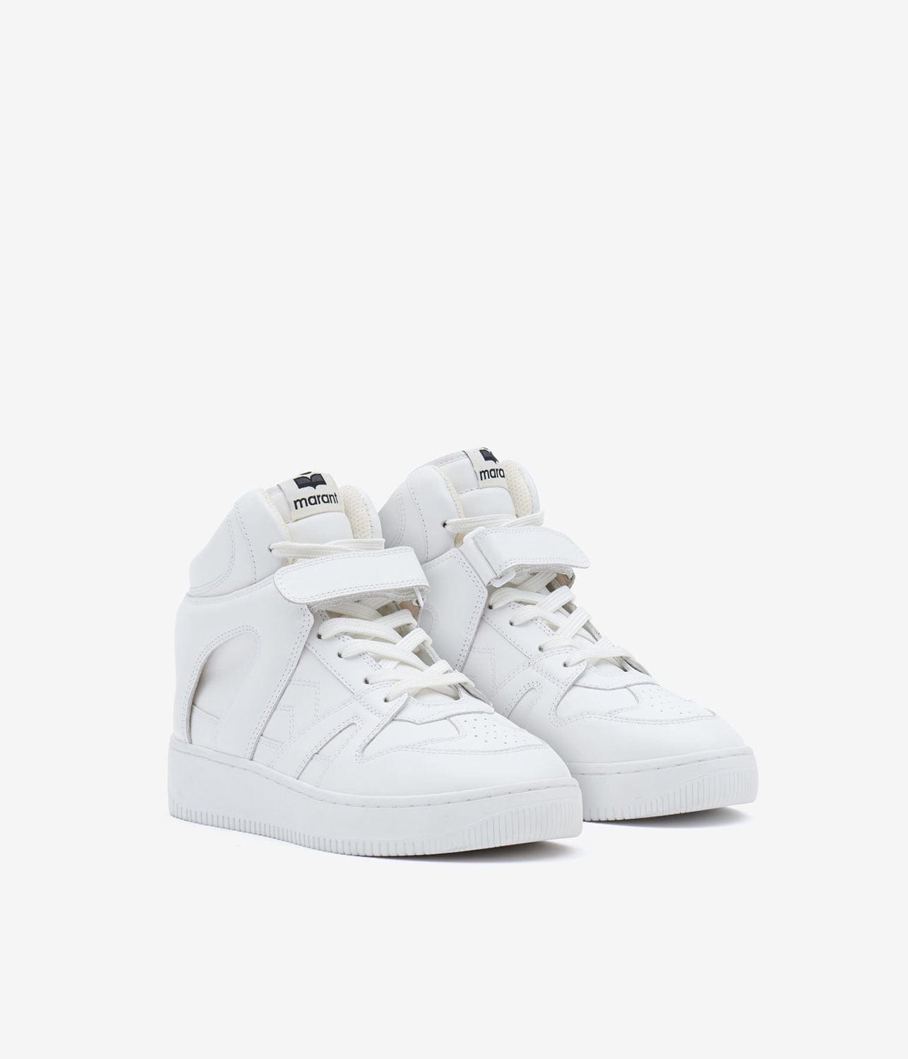 BROOKLEE SNEAKERS- WHITE | ISABEL MARANT | ISABEL MARANT BROOKLEE SNEAKERS- WHITE