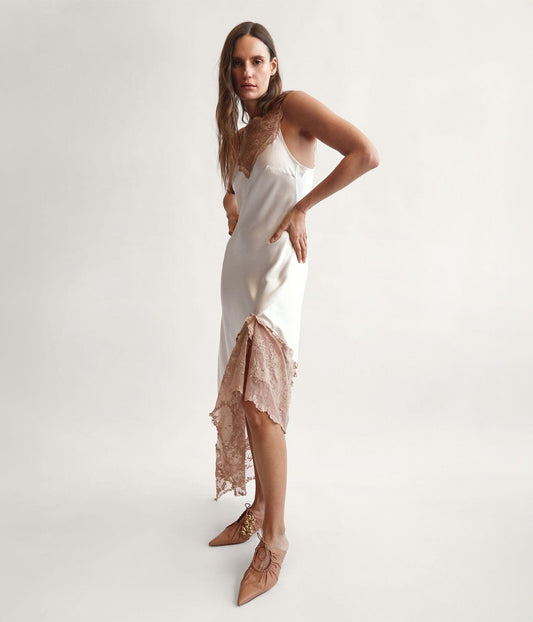 BY MALENE BIRGER LAYNEE DRESS- WHITE