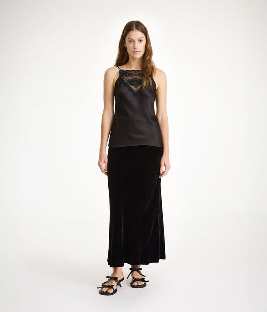 BY MALENE BIRGER LEEBA CAMI TOP- BLACK