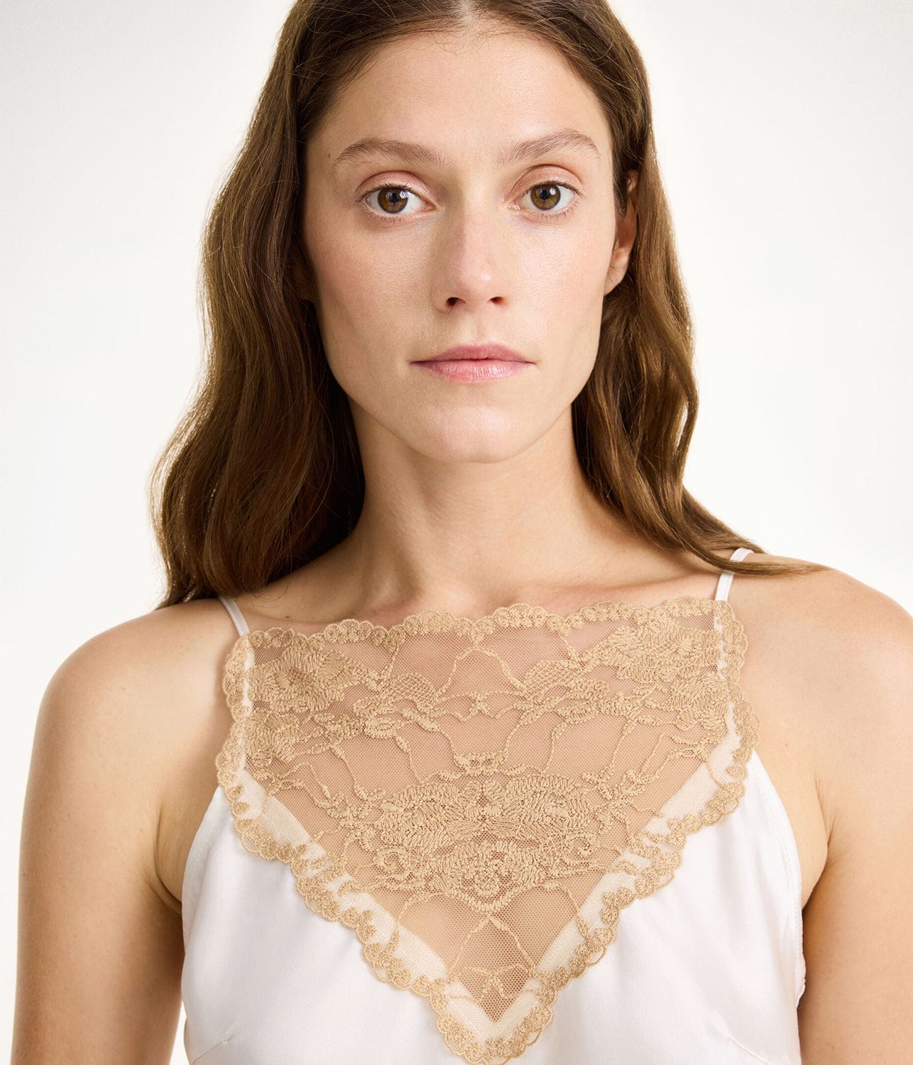 BY MALENE BIRGER LEEBA CAMI TOP- WHITE