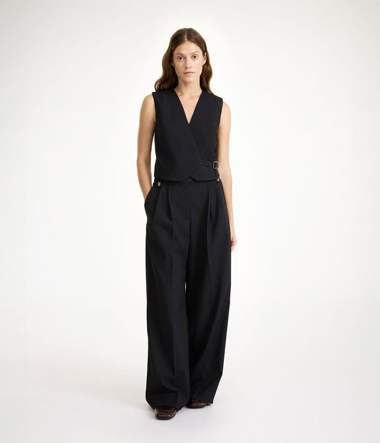 BY MALENE BIRGER TALIME WAISTCOAT- BLACK