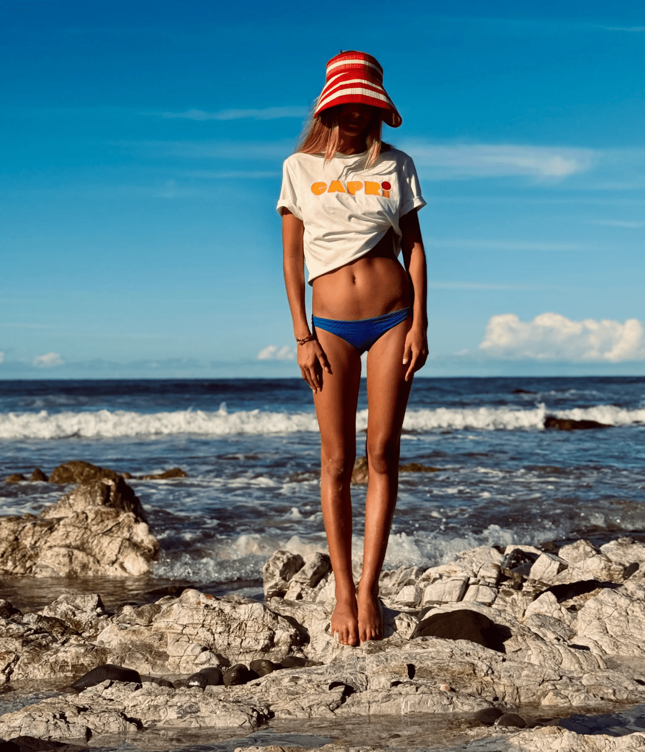CAPRI MANGO T-SHIRT | LITTLE PALMA LITTLE PALMA CAPRI MANGO T-SHIRT