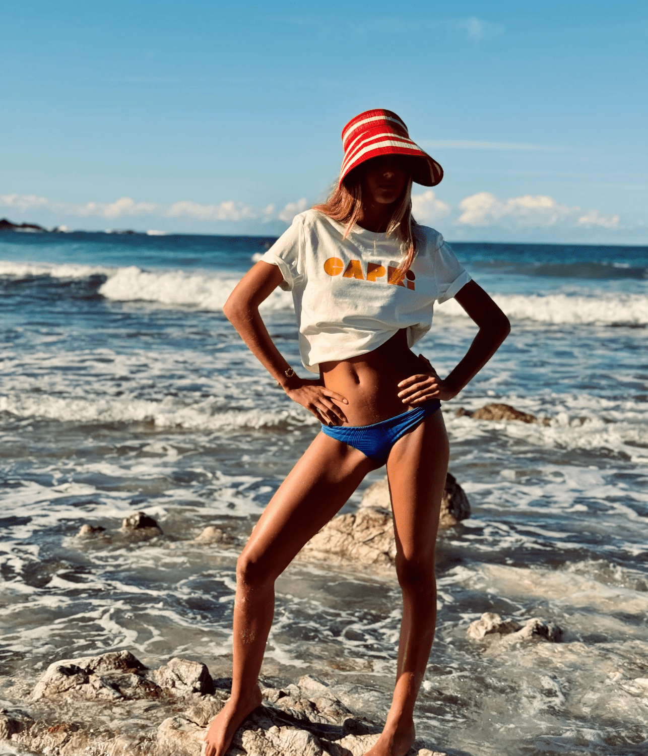 CAPRI MANGO T-SHIRT | LITTLE PALMA LITTLE PALMA CAPRI MANGO T-SHIRT