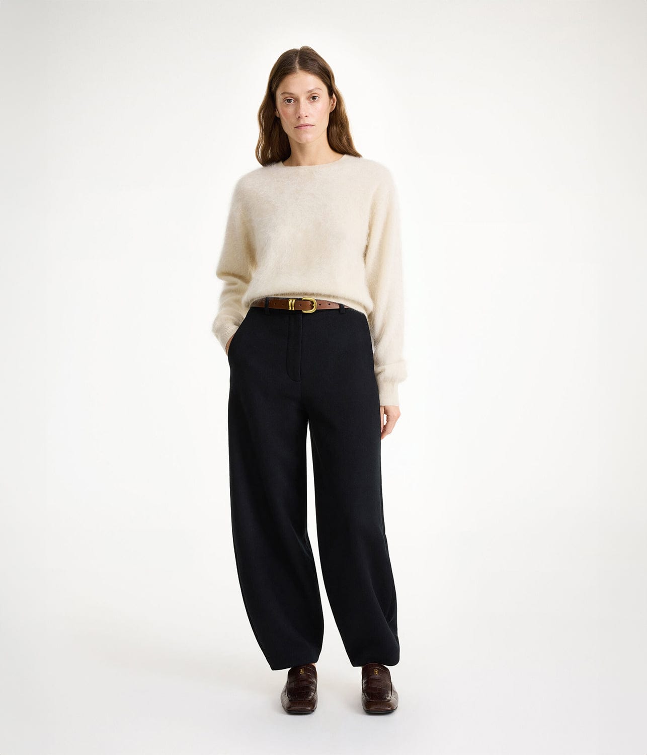 CARLIEN WOOL PANTS- BLACK | BY MALENE BIRGER |  BY MALENE BIRGER CARLIEN WOOL PANTS- BLACK