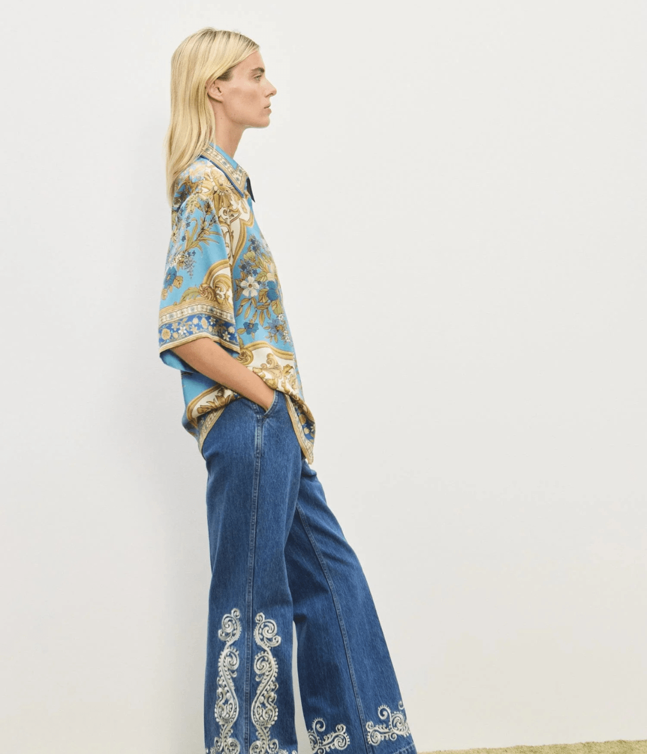 CASSIE SILK SHIRT | ALEMAIS ALEMAIS CASSIE SILK SHIRT