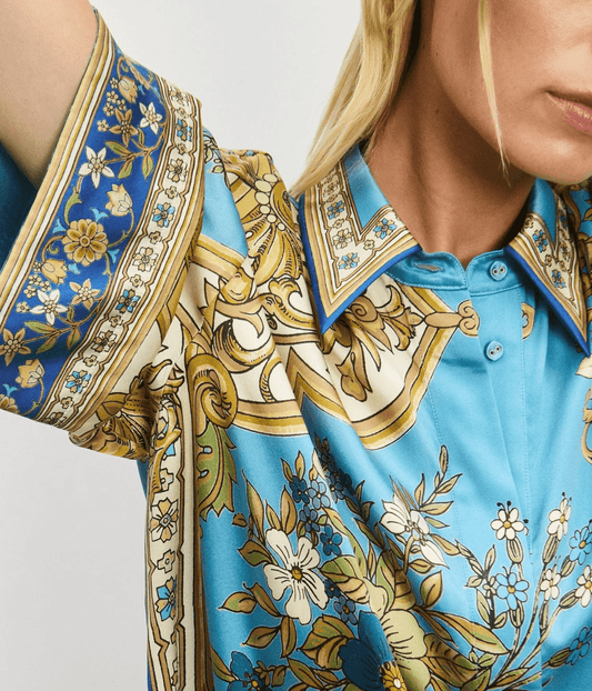 CASSIE SILK SHIRT | ALEMAIS ALEMAIS CASSIE SILK SHIRT