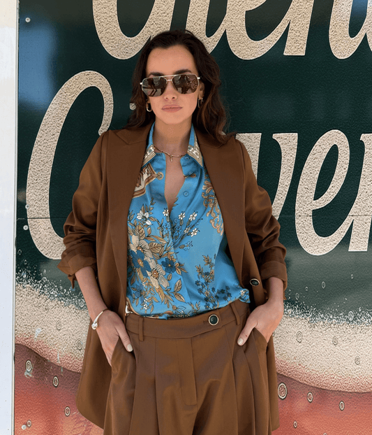 CASSIE SILK SHIRT | ALEMAIS ALEMAIS CASSIE SILK SHIRT