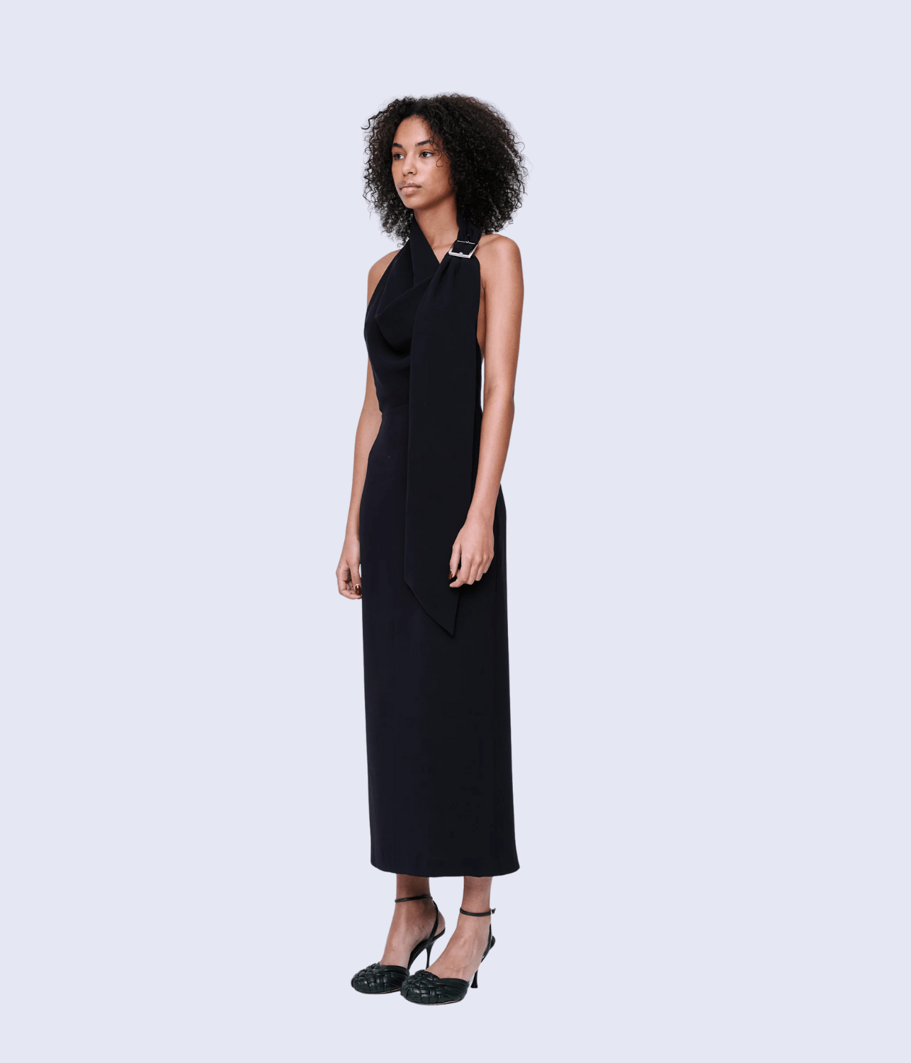 CATHERINE BUCKLE MAXI DRESS | WYNN HAMLYN WYNN HAMLYN CATHERINE BUCKLE MAXI DRESS