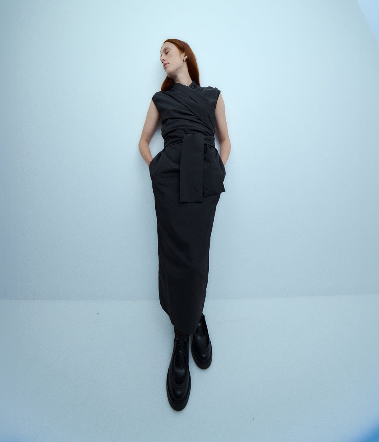 CHAIMBERLAIN DRESS- BLACK | HARRIS TAPPER | HARRIS TAPPER CHAIMBERLAIN DRESS- BLACK