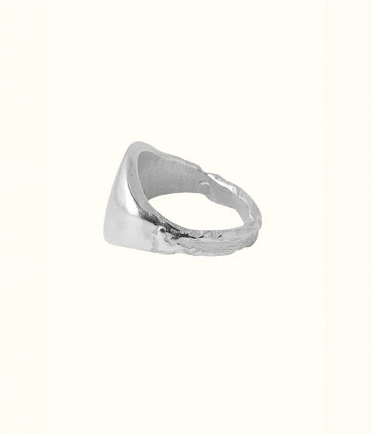 RELEASED FROM LOVE CLASSIC SINGLET RING 03 - STIRLING SILVER