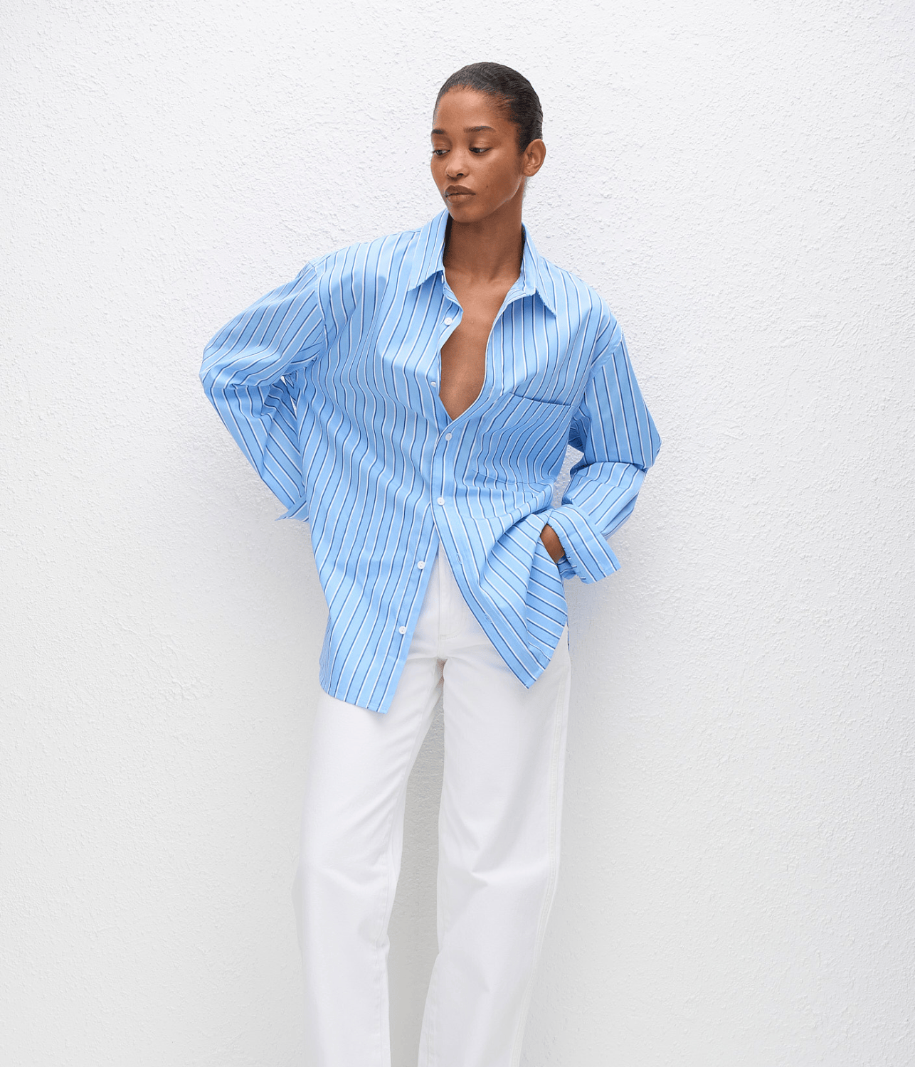 CLASSIC STRIPE SHIRT | MATTEAU  MATTEAU CLASSIC STRIPE SHIRT