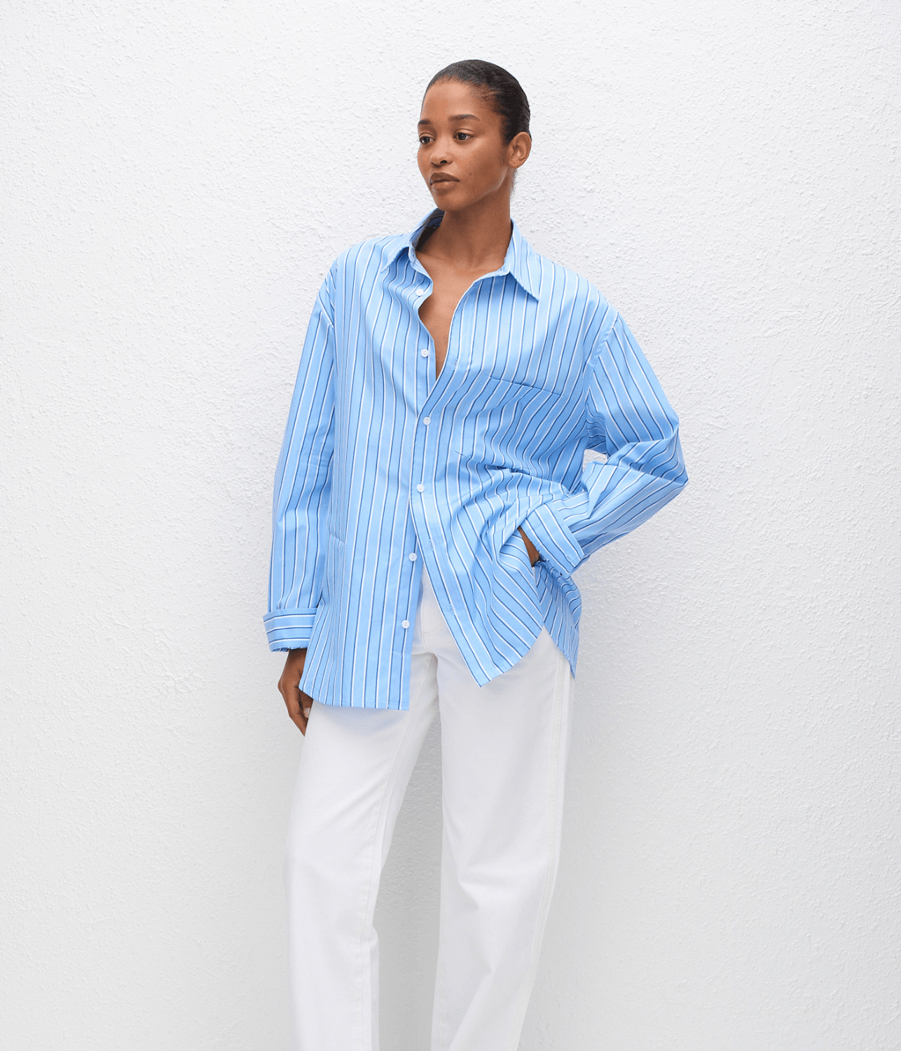 CLASSIC STRIPE SHIRT | MATTEAU  MATTEAU CLASSIC STRIPE SHIRT