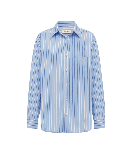 CLASSIC STRIPE SHIRT | MATTEAU  MATTEAU CLASSIC STRIPE SHIRT