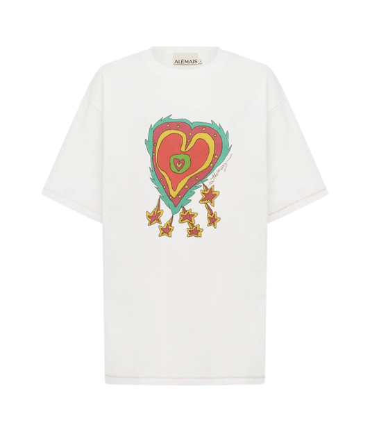 CONTESSA HEART TEE | ALEMAIS ALEMAIS CONTESSA HEART TEE