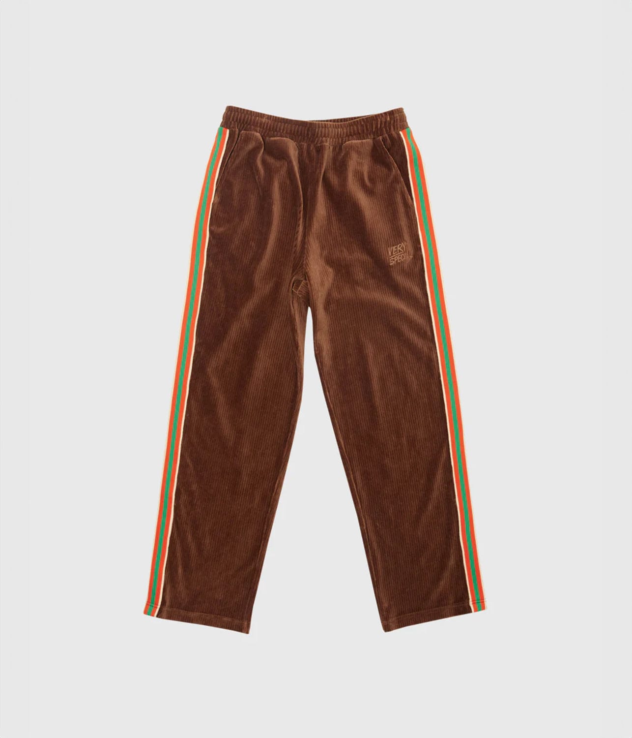 CORD STRIPE PANTS- BROWN | SOMETHING VERY SPECIAL |  SOMETHING VERY SPECIAL CORD STRIPE PANTS- BROWN