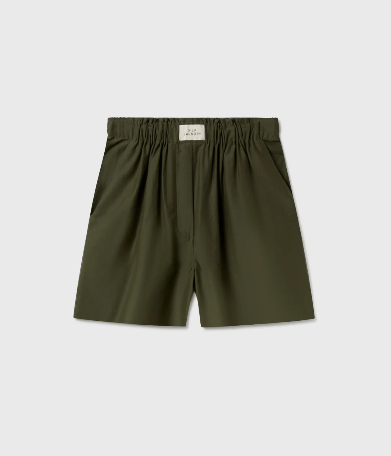 COTTON SILK BOXERS PINE | SILK LAUNDRY SILK LAUNDRY COTTON SILK BOXERS PINE