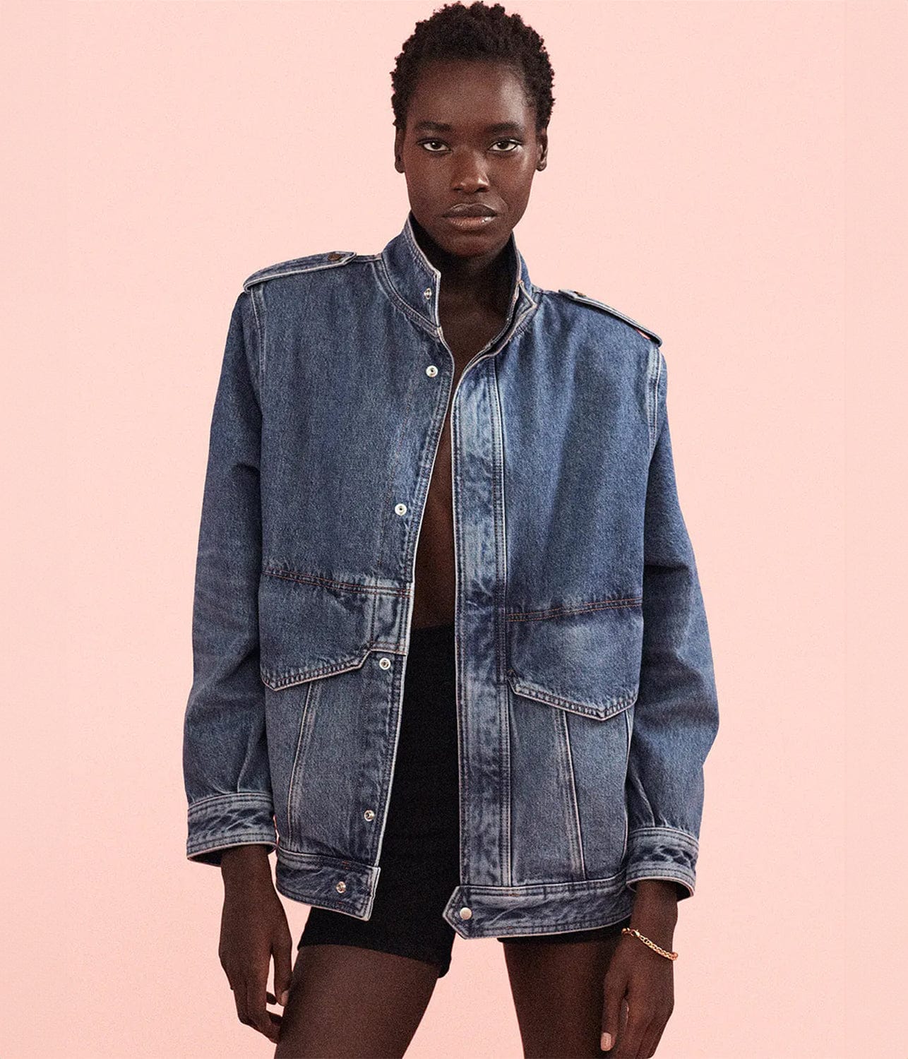 DENIM POWER JACKET- LUXOR | FRAME |  FRAME DENIM POWER JACKET- LUXOR