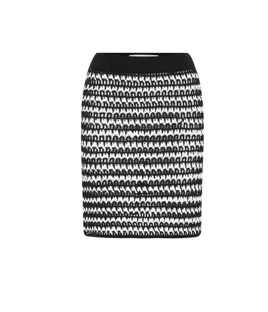 DILLON SKIRT- BLACK/WHITE | ALL THAT REMAINS |  ALL THAT REMAINS DILLON SKIRT- BLACK/WHITE