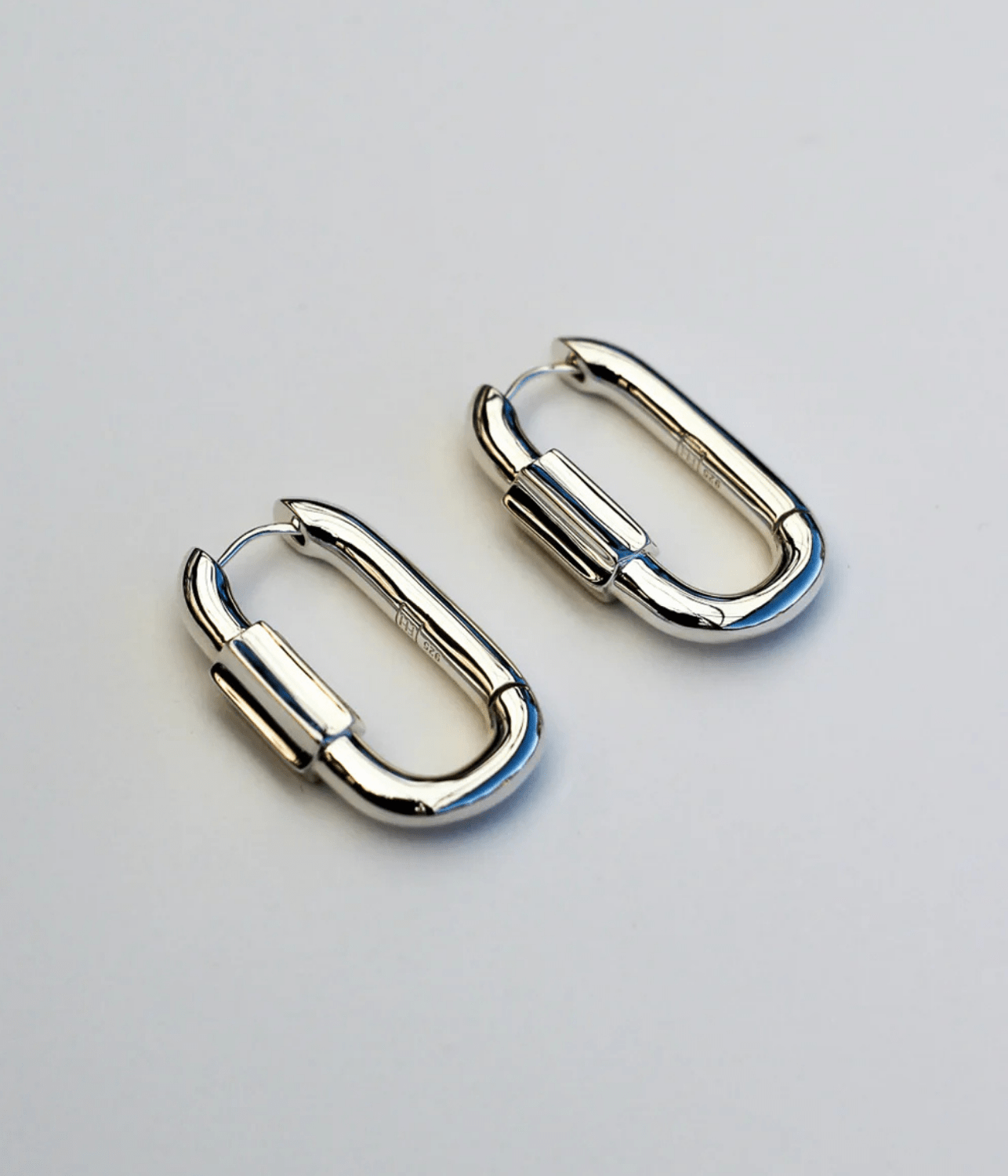DISENGAGE HOOPS | SILVER | F + H STUDIOS F+H DISENGAGE HOOPS | SILVER