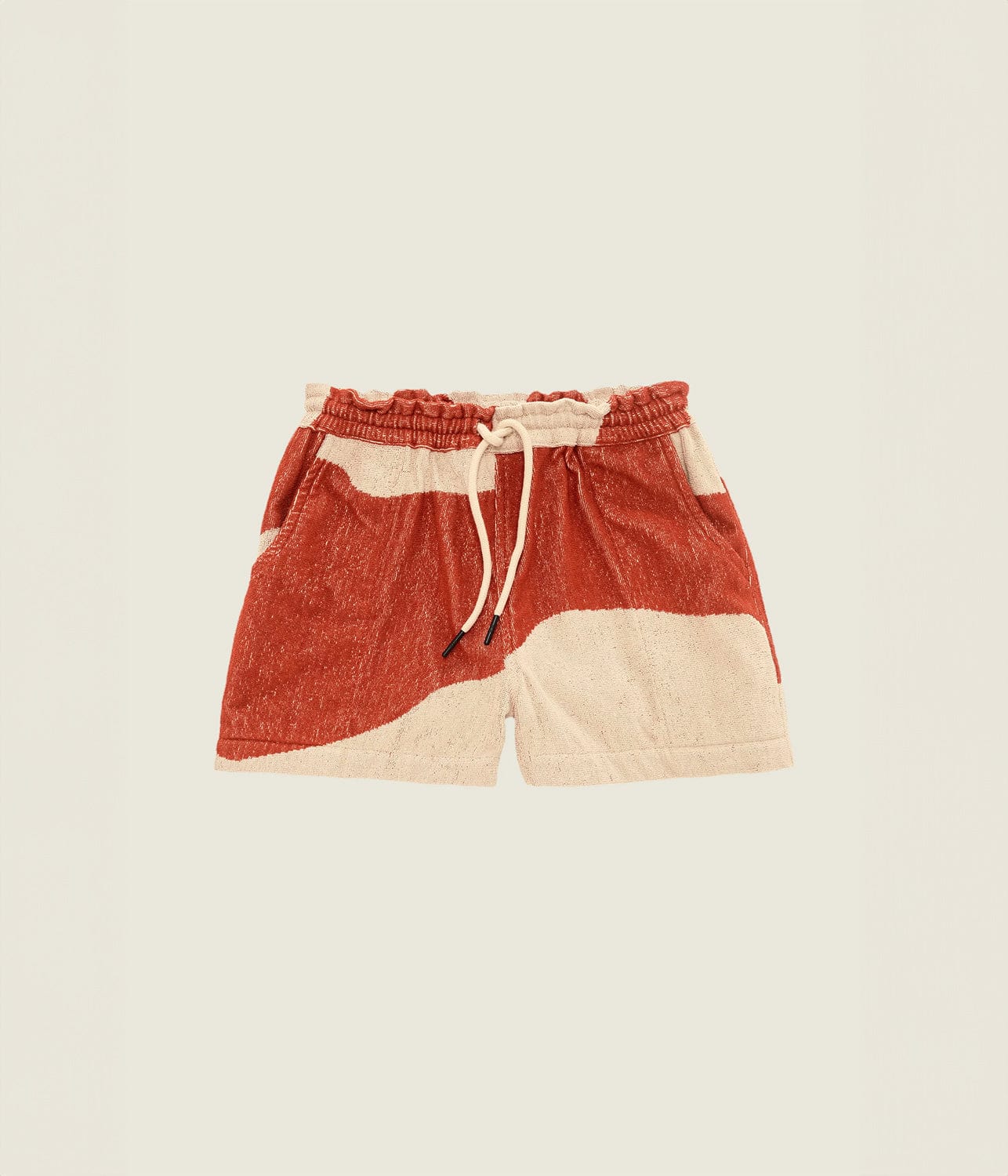 DRIZZLE TERRY SHORTS- AMBER DUNE | OAS COMPANY |  OAS COMPANY DRIZZLE TERRY SHORTS- AMBER DUNE