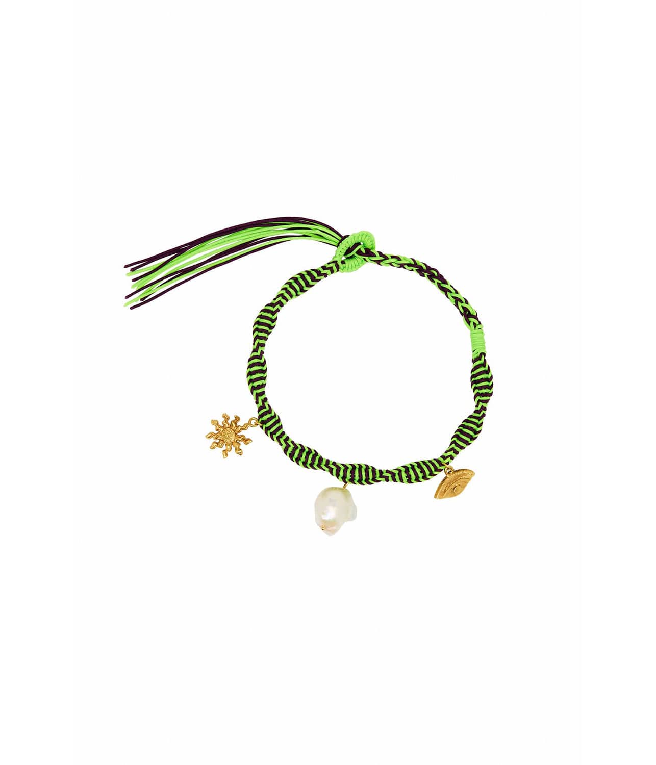 ENCANTO GREEN CHARM BRACELET | ALEMAIS |  ALEMAIS ENCANTO GREEN CHARM BRACELET