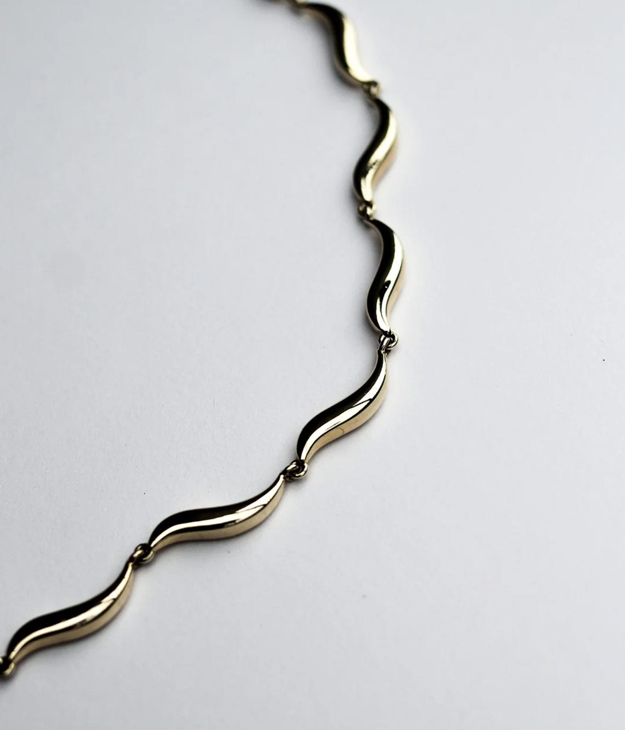 F+H WAVE CHOKER- GOLD