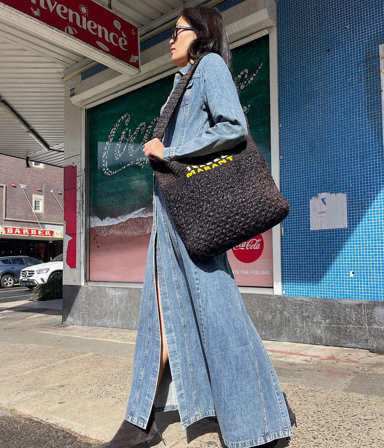 FABIAN DENIM COAT- WASHED INDIGO | COURTNEY ZHENG |  COURTNEY ZHENG FABIAN DENIM COAT- INDIGO