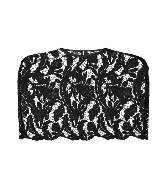 FLORENTINE LACE CAPELET | ARTCLUB  ARTCLUB BY HEIDI MIDDLETON FLORENTINE LACE CAPELET