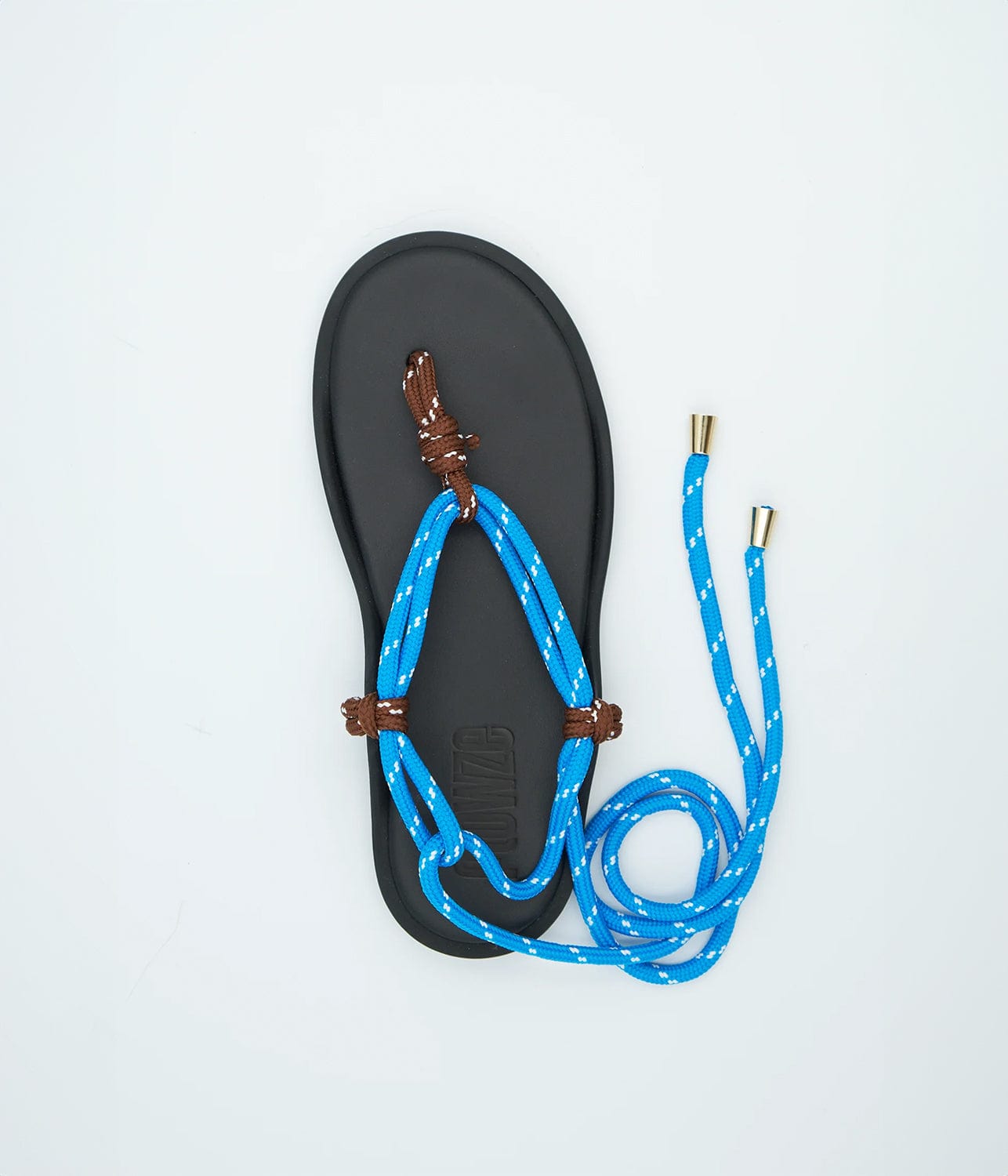 FLÒW TWIN SANDAL- BROWN/BLUE | FLOWZE |  FLÒWZE FLÒW TWIN SANDAL- BROWN/BLUE