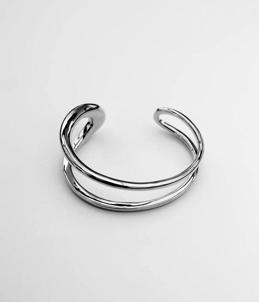 FORMATION WRIST CUFF- SILVER | F+H | F+H FORMATION WRIST CUFF- SILVER