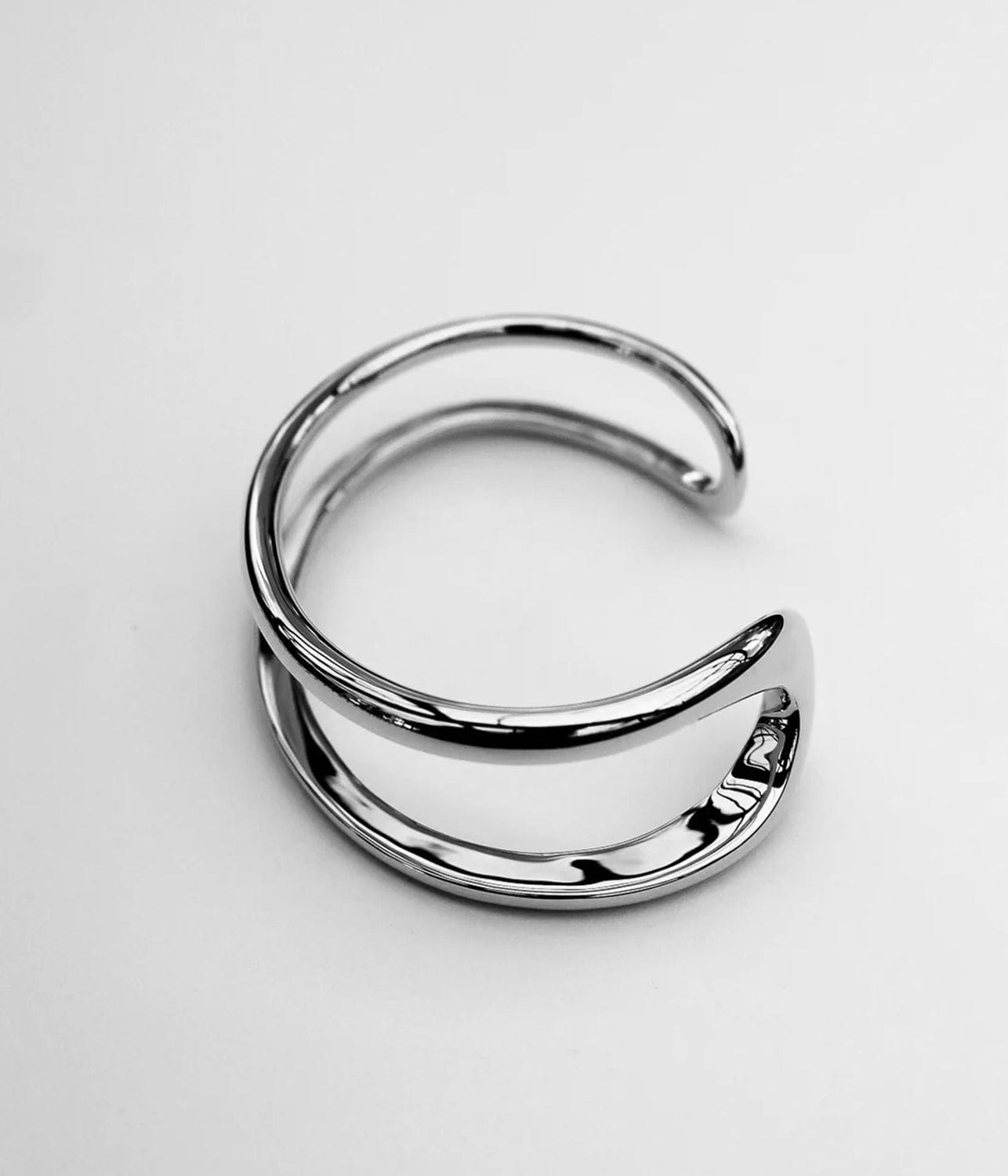 FORMATION WRIST CUFF- SILVER | F+H | F+H FORMATION WRIST CUFF- SILVER