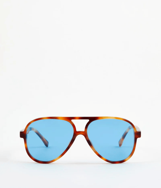 FRAME 1 SUNGLASSES- HAVANA | BRÉSAC |  BRÉSAC FRAME 8 SUNGLASSES- HAVANA/ BLUE