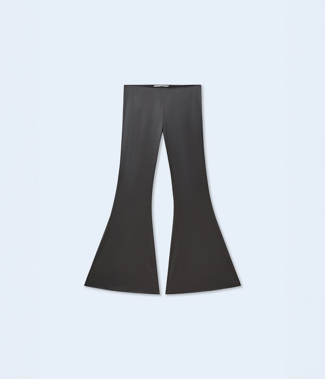 GABRIEL SILK FLARE PANT- BLACK | COURTNEY ZHENG |  COURTNEY ZHENG GABRIEL SILK FLARE PANT- BLACK