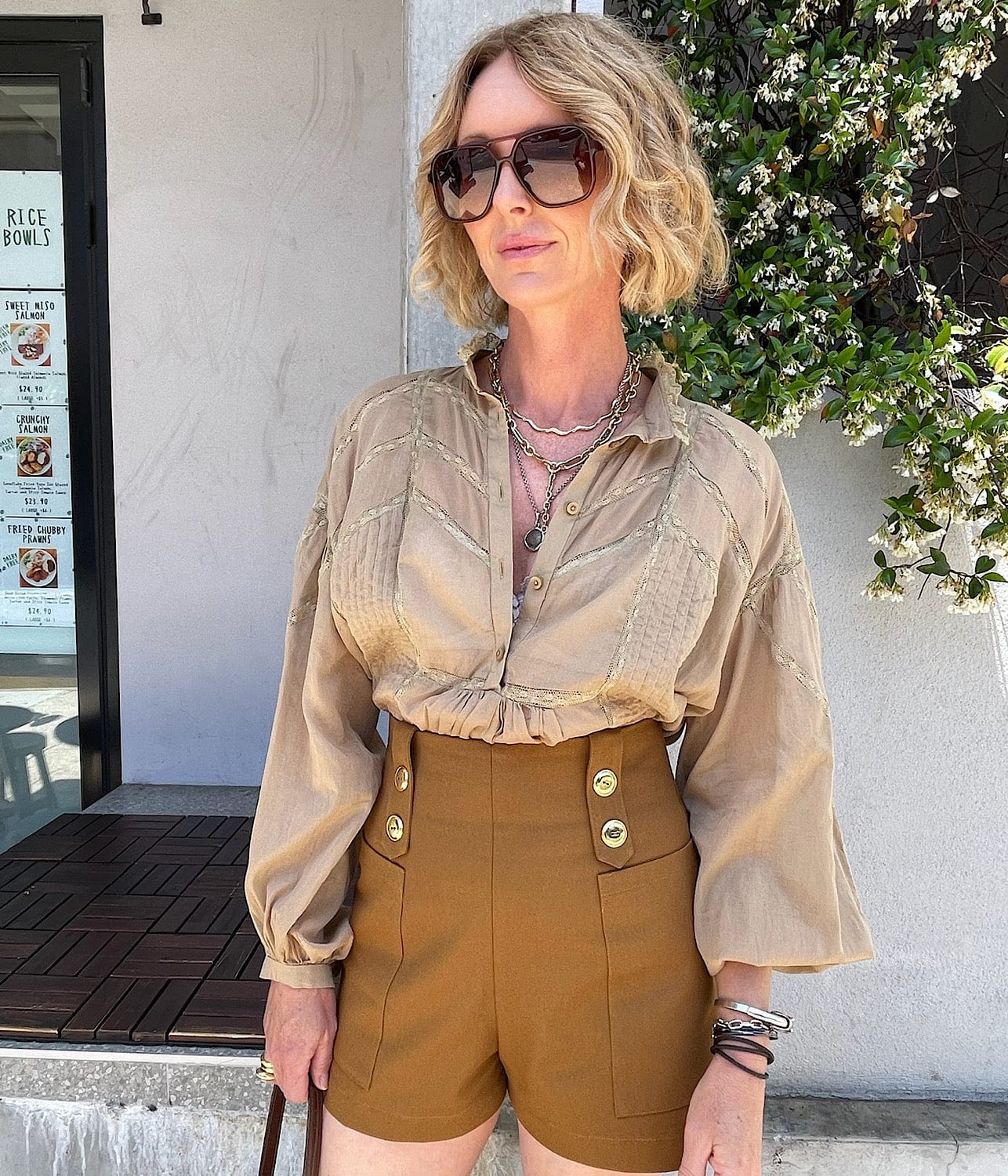 GELMA TOP- KHAKI ISABEL MARANT GELMA TOP- KHAKI