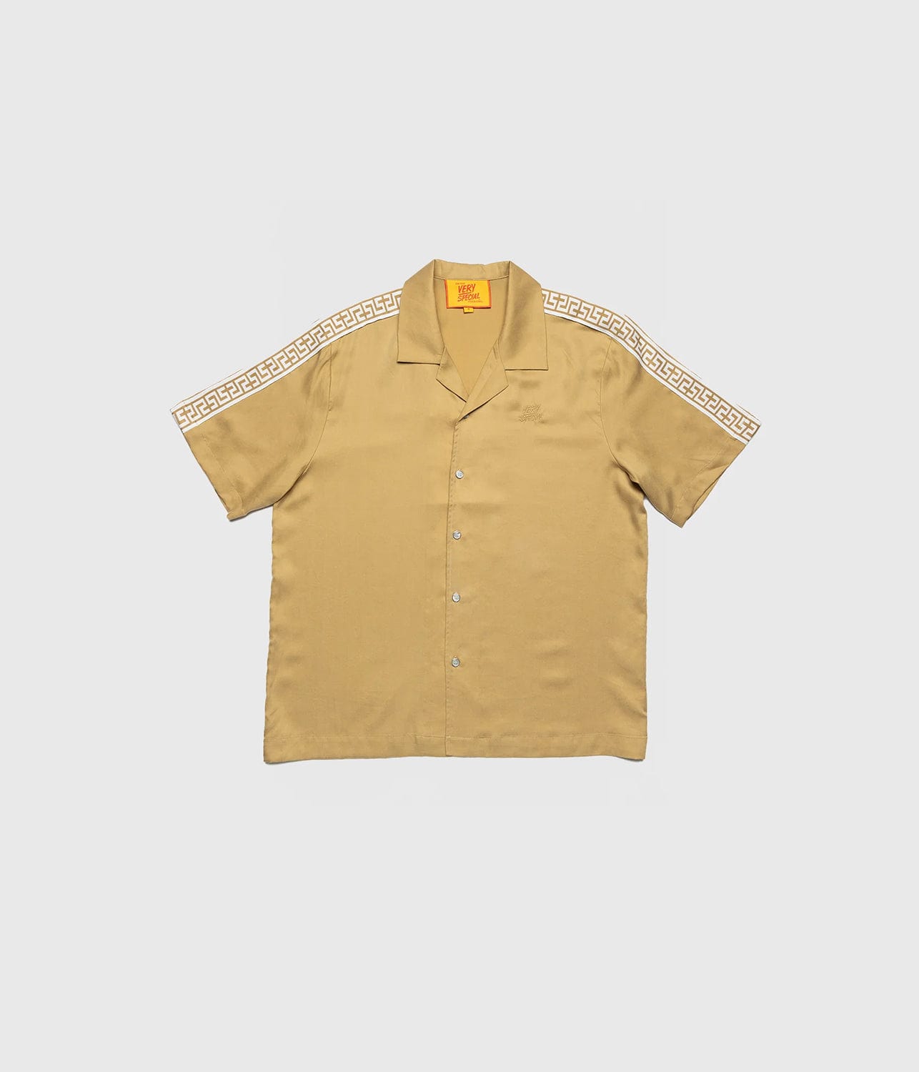 GEO RESORT SHIRT- SAND | SOMETHING VERY SPECIAL |  SOMETHING VERY SPECIAL GEO RESORT SHIRT- SAND