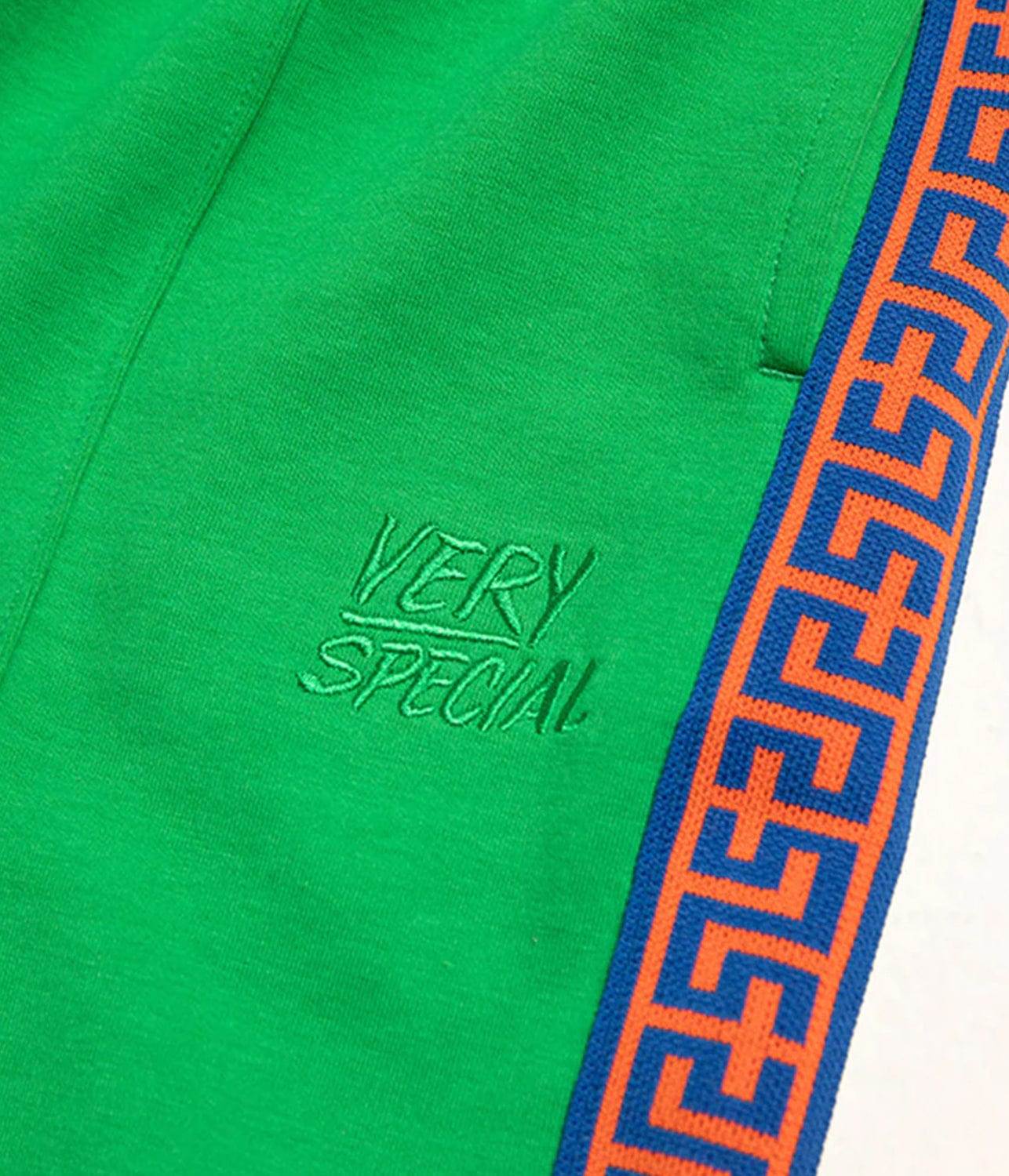 GEO TRACK PANT- GREEN | SOMETHING VERY SPECIAL | SOMETHING VERY SPECIAL GEO TRACK PANT- GREEN