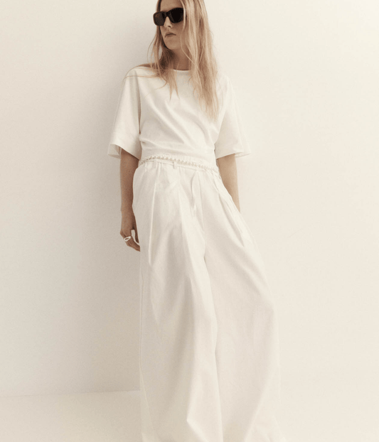 GIO TROUSER | WHITE | HARRIS TAPPER HARRIS TAPPER GIO TROUSER