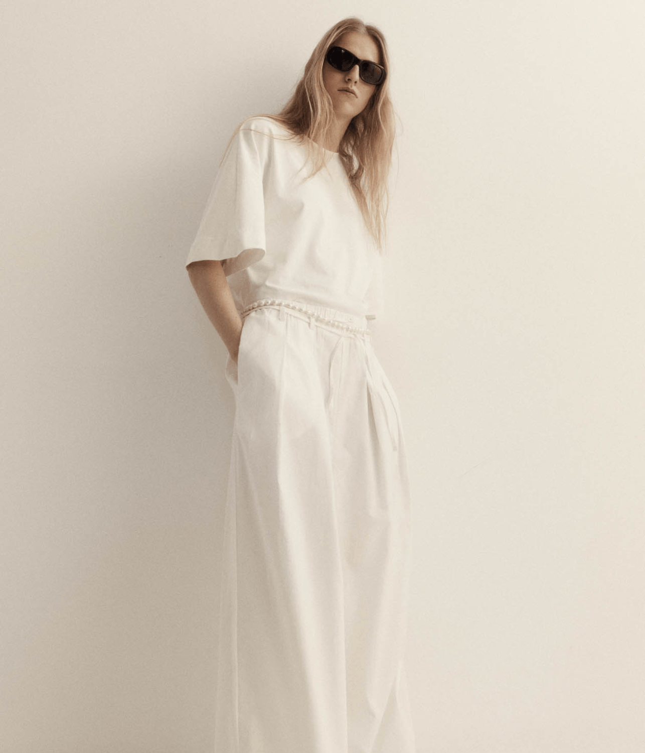 GIO TROUSER | WHITE | HARRIS TAPPER HARRIS TAPPER GIO TROUSER