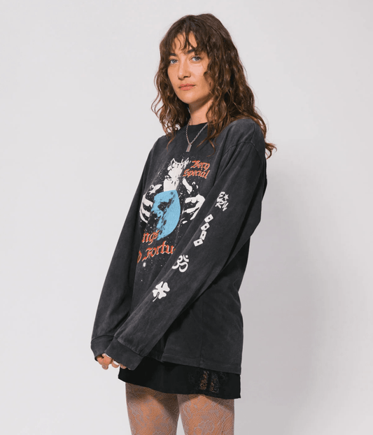 GOOD FORTUNE LS TEE | SOMETHING VERY SPECIAL SOMETHING VERY SPECIAL GOOD FORTUNE LONG SLEEVE TEE