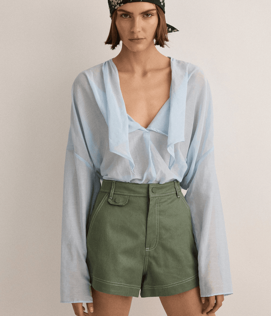 GRECO SHORT | BANKSIA GREEN | SJC MADE FOR TRAVEL SJC MADE FOR TRAVEL GRECO SHORT | BANKSIA GREEN