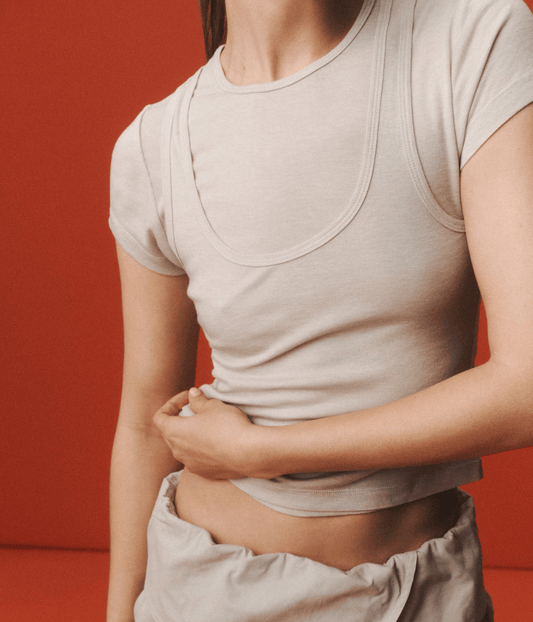 HEATH DOUBLE LAYERED TOP | ONE OF OTHERS  ONE OF OTHERS HEATH DOUBLE LAYERED TOP