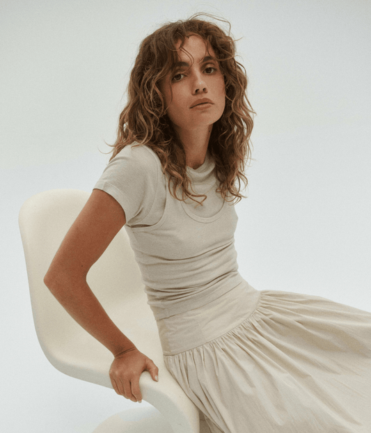 HEATH DOUBLE LAYERED TOP | ONE OF OTHERS  ONE OF OTHERS HEATH DOUBLE LAYERED TOP