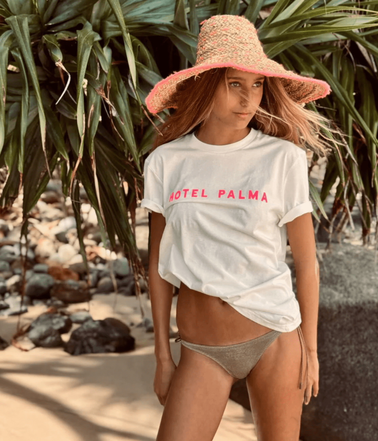 HOTEL PALMA T-SHIRT | PINK | LITTLE PALMA LITTLE PALMA HOTEL PALMA T-SHIRT | PINK