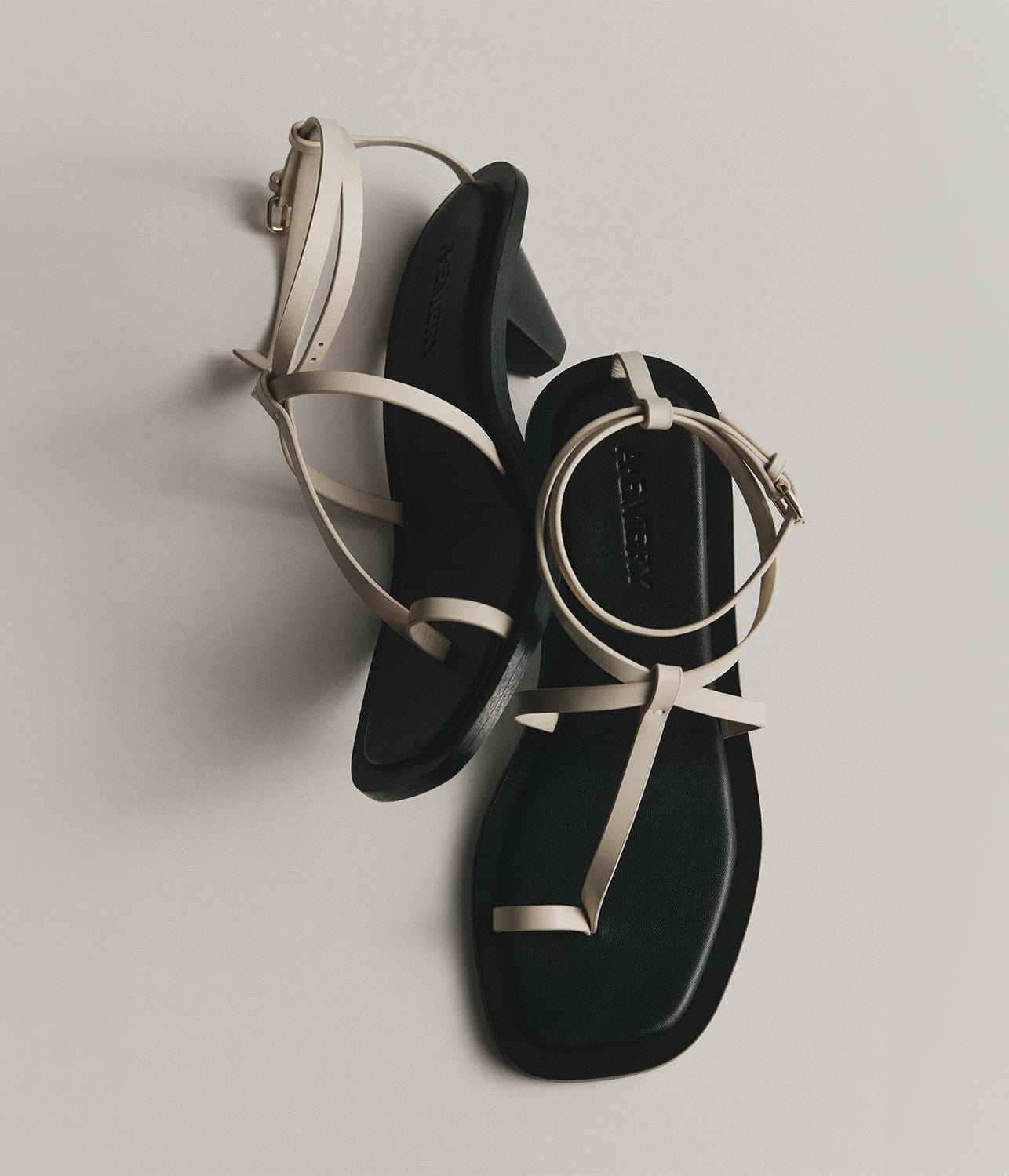 HYDE HEELED SANDAL- EGGSHELL | A.EMERY |  A.EMERY HYDE HEELED SANDAL- EGGSHELL