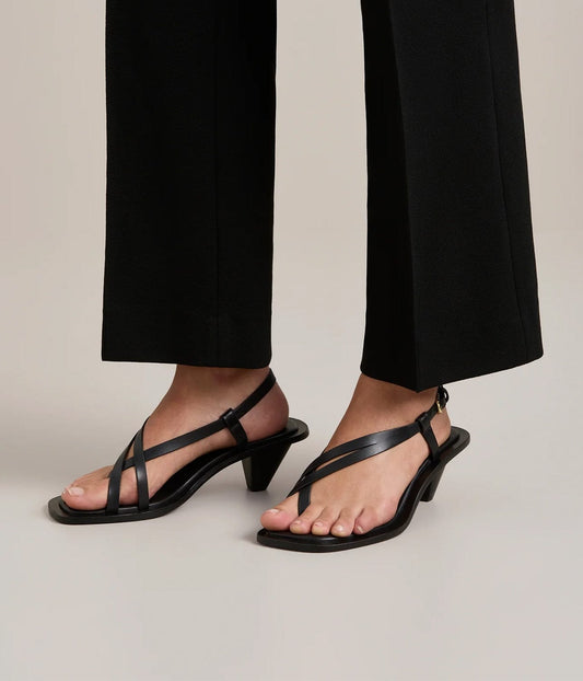 IRA HEELED SANDAL- BLACK | A.EMERY | A.EMERY IRA HEELED SANDAL- BLACK