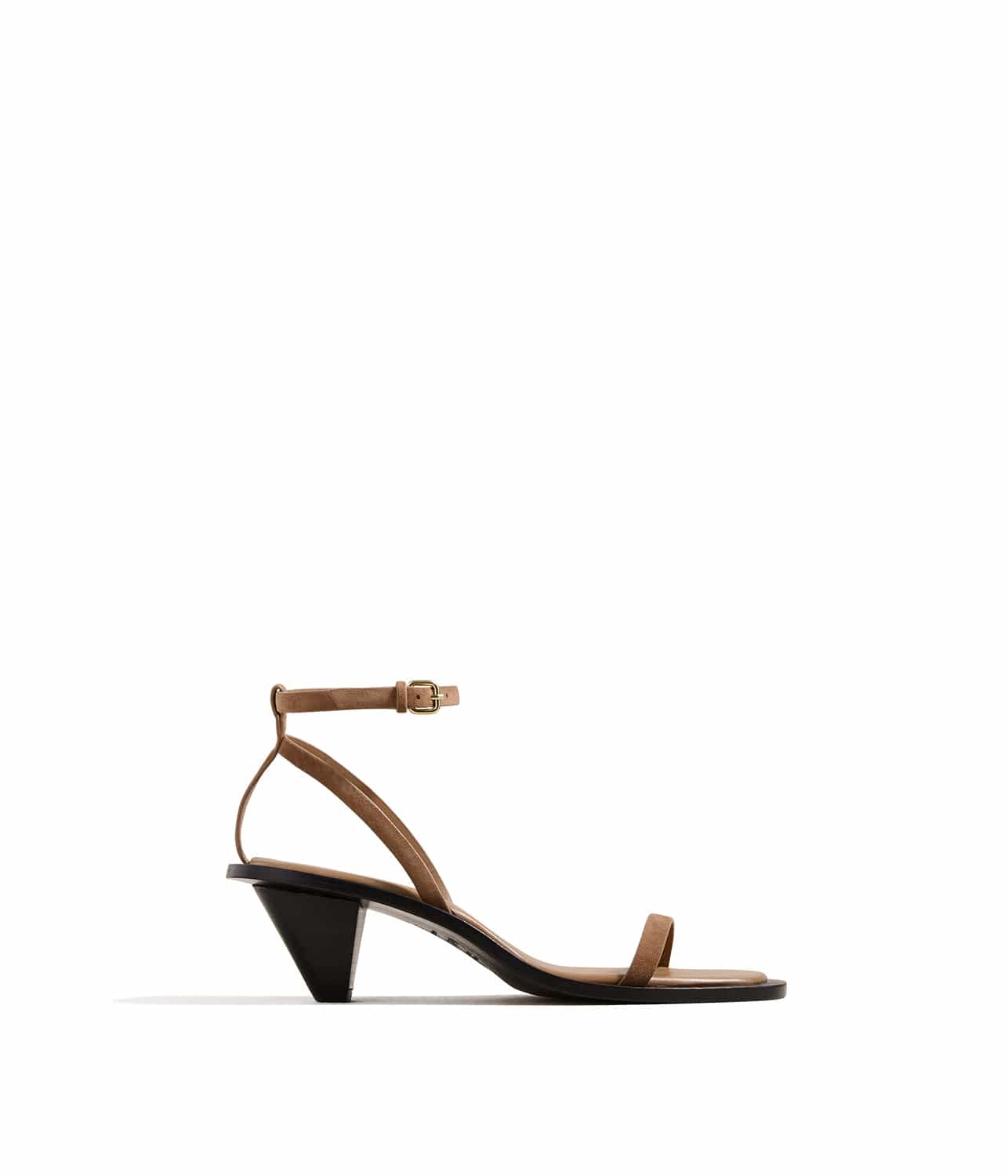 IRVING HEELED SANDAL- NUTMEG SUEDE | A.EMERY |  A.EMERY IRVING HEELED SANDAL- NUTMEG SUEDE