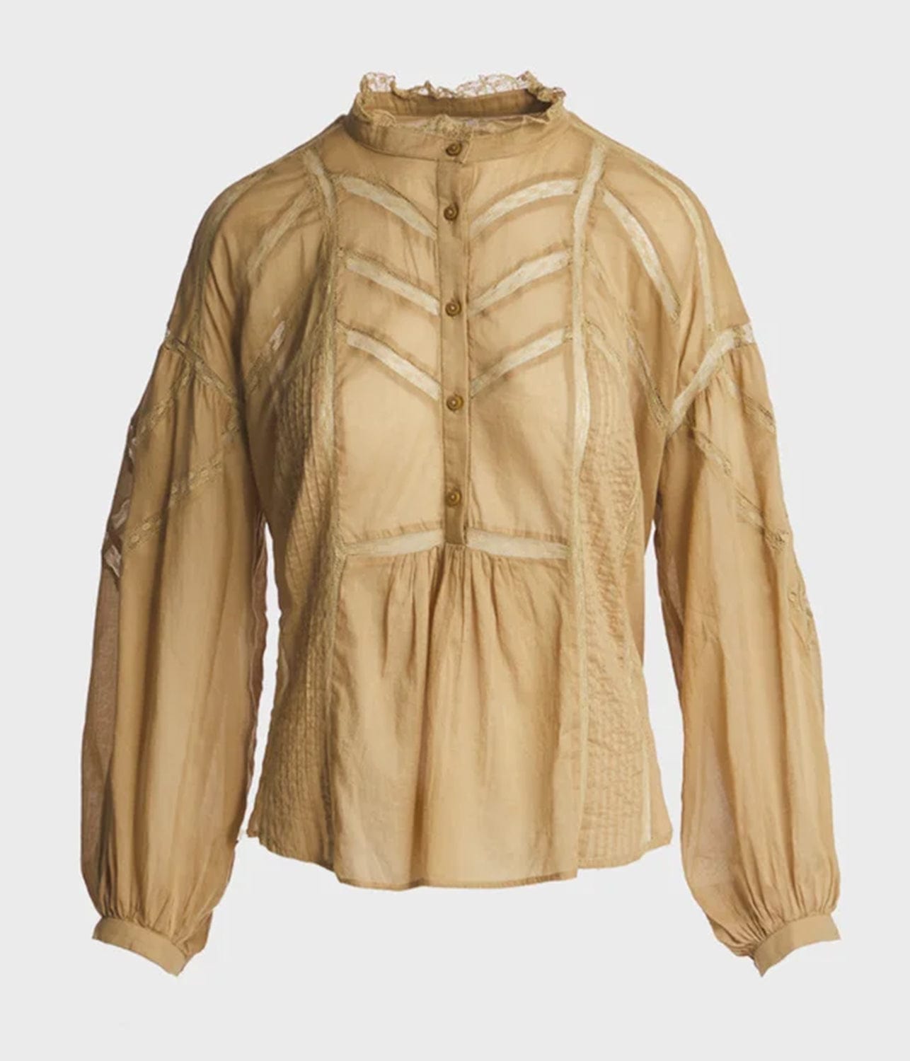 ISABEL MARANT GELMA TOP- KHAKI