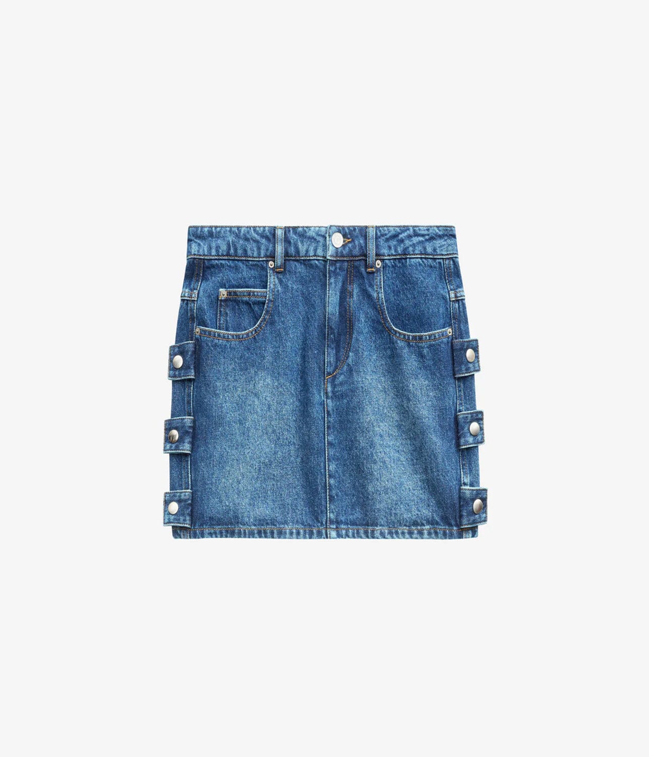 ISABEL MARANT STESSY SKIRT- BLUE